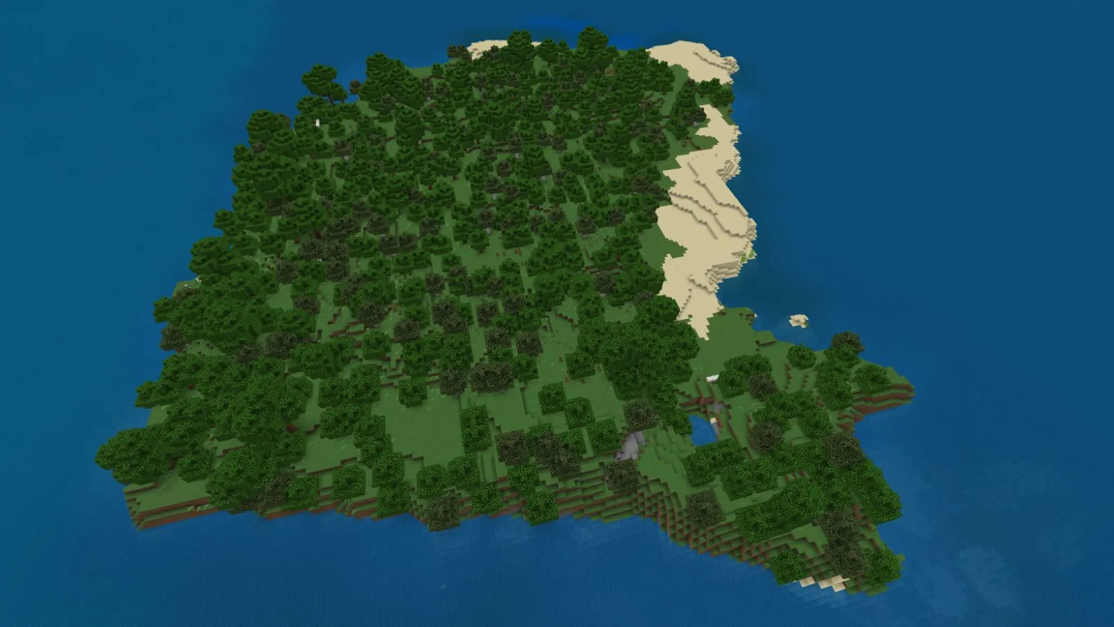 Uma semente de ilha solitária para Minecraft