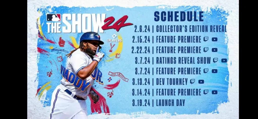 MLB The Show 24 專題首映時間表