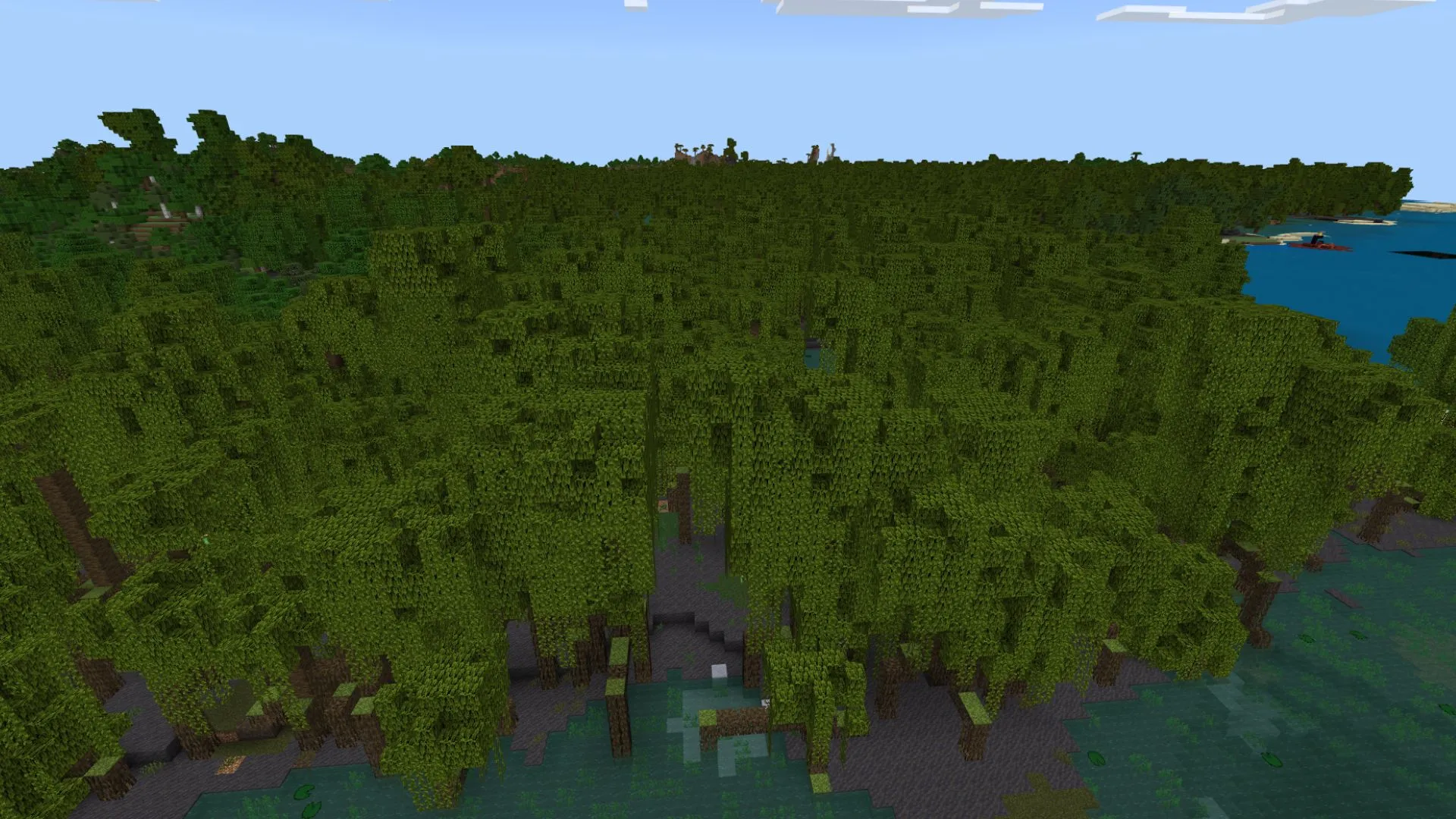 Graine Minecraft du biome de Mandrove