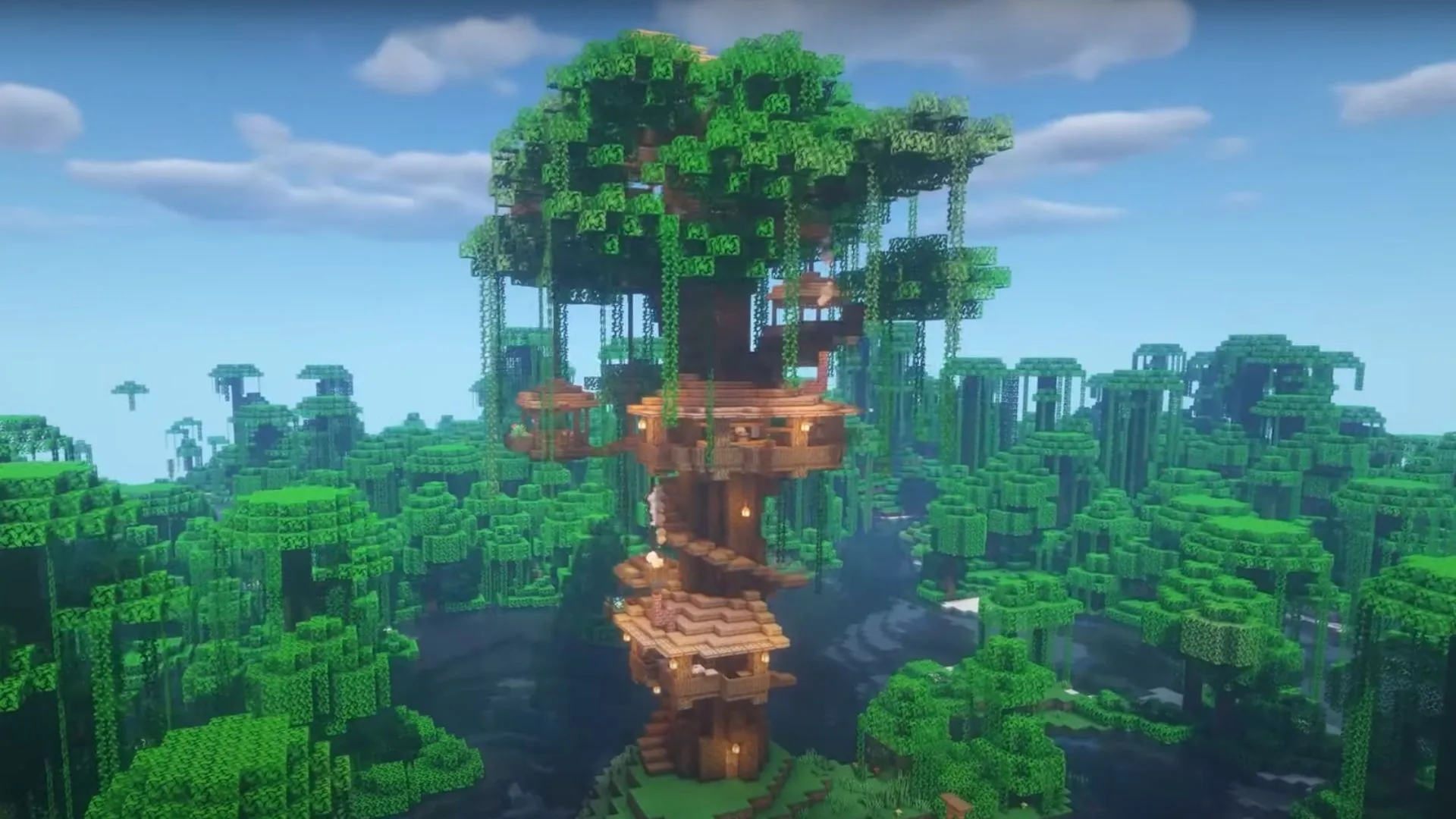 Minecraft facile casa sull'albero