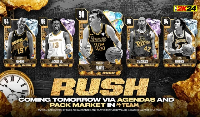 NBA 2K24：如何在 MyTeam 解鎖 98 OVR Rush Austin Reaves