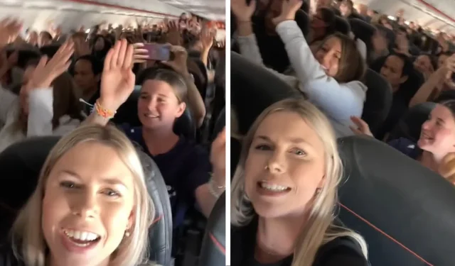 Un avion rempli de Swifties divise Internet avec des chants massifs de Taylor Swift