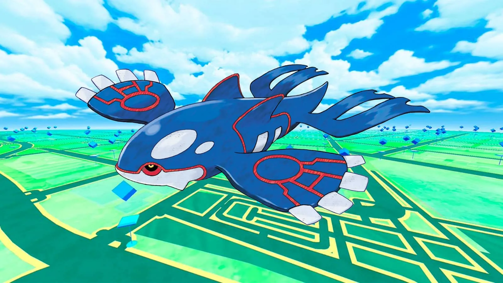 Kyogre aparecendo na Master League Pokémon Go