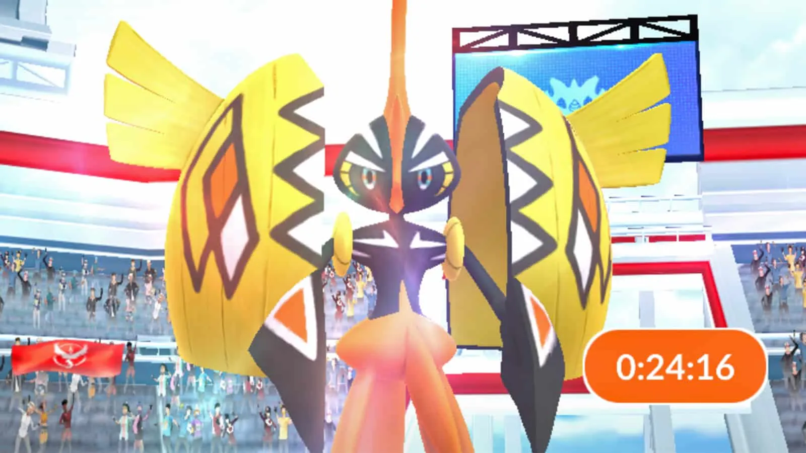 Tapu Koko 出現在 Pokemon Go Raid Battle 中