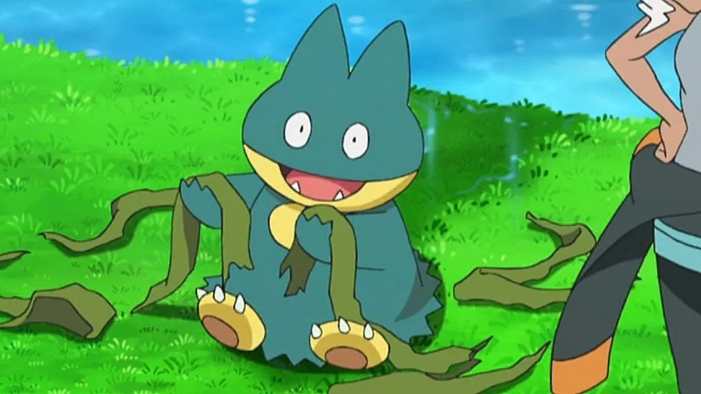 Munchlax do Professor Burnet no anime Pokémon.