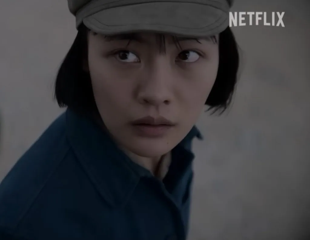 Zine Tseng nel ruolo di Ye Wenjie nella serie Netflix 3 Body Problem