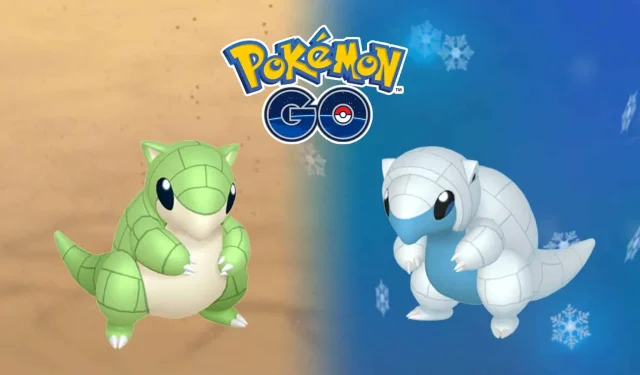 Czy Sandshrew i Alolan Sandshrew mogą być błyszczące w Pokemon Go?