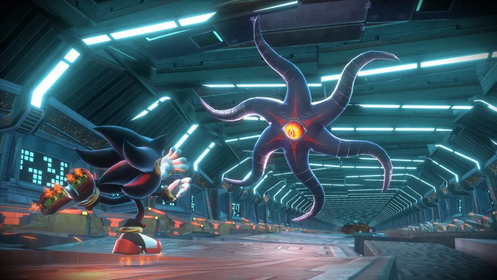 Gameplay dell'ombra di Sonic X Shadow Generations