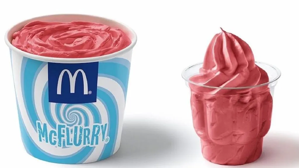 McFlurry alla fragola di McDonald's