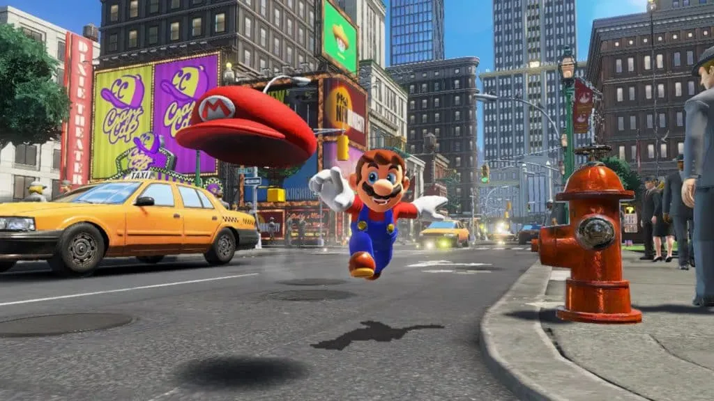 Zrzut ekranu z Super Mario Odyssey