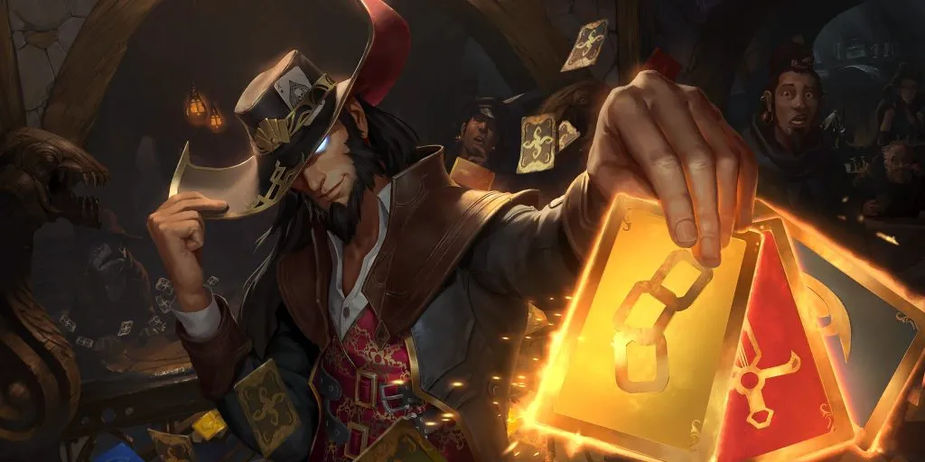 Twisted Fate da Legends of Runeterra