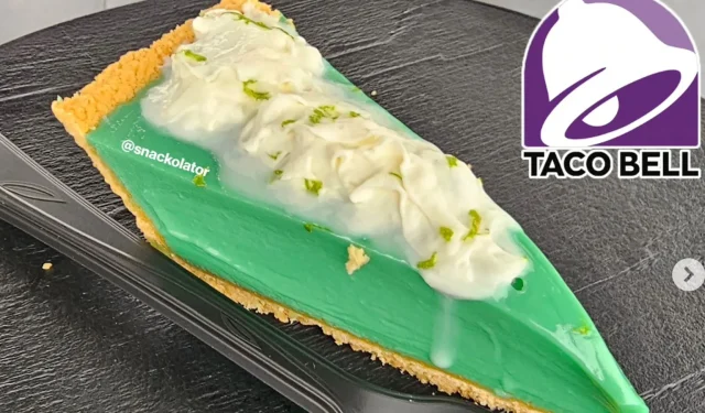 塔可鐘 (Taco Bell) 的 Baja Blast Pie 揭曉後讓顧客胃口“冒泡”