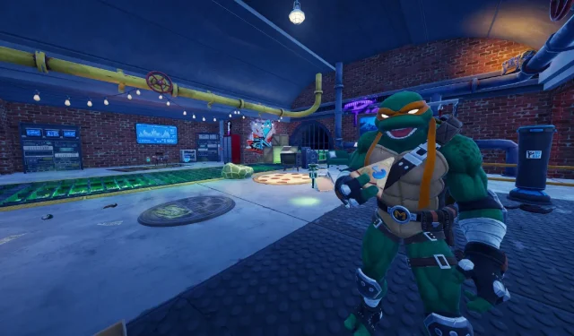 Onde localizar o TMNT Lair no mapa Fortnite