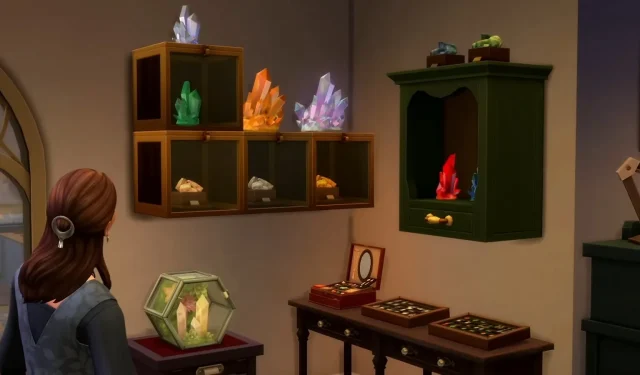 Todos los nuevos elementos CAS y del modo Construcción en Los Sims 4: Crystal Creations