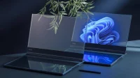El nuevo concepto de computadora portátil de Lenovo presenta una pantalla transparente y salvaje