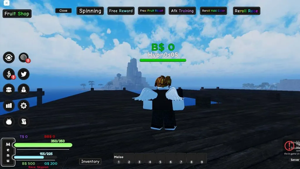 Esta imagem mostra uma ilha distante no jogo onde os jogadores podem viajar