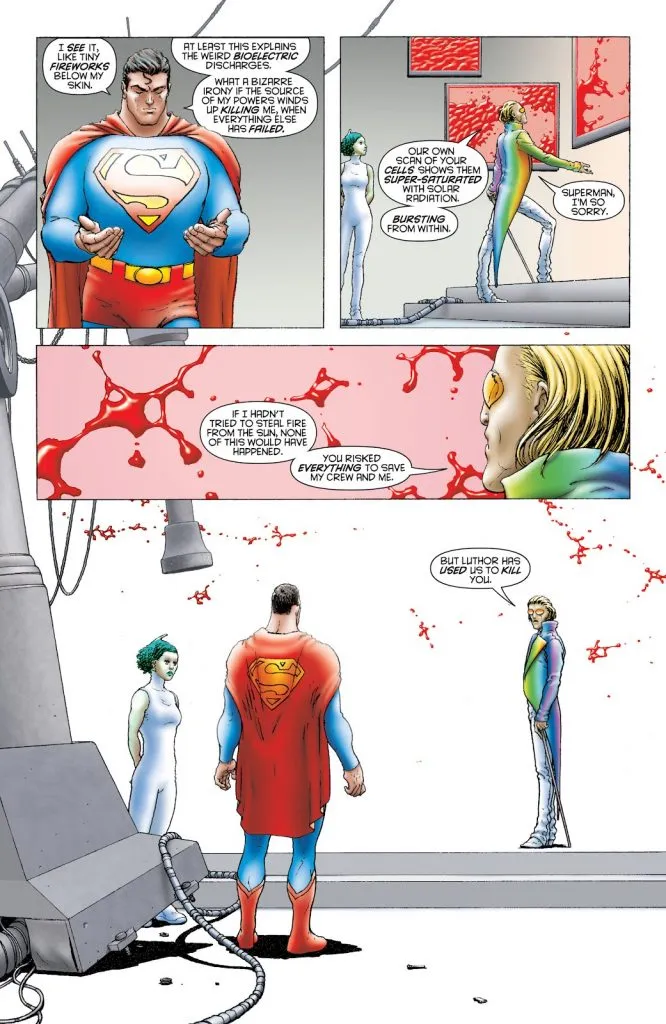 Superman apprend qu'il est en train de mourir dans All-Star Superman #1