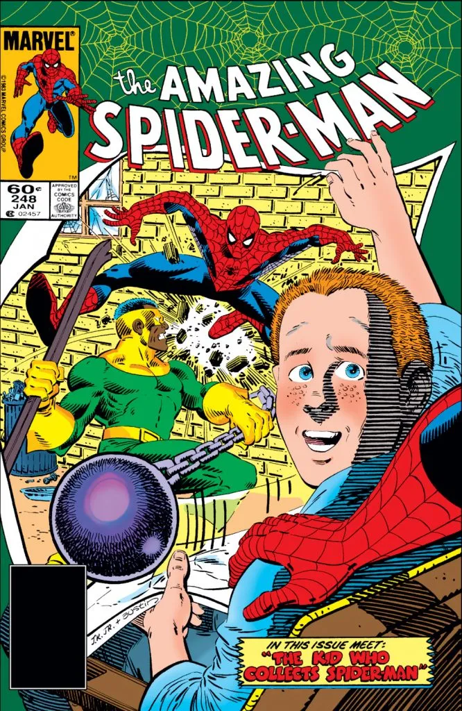 Capa incrível do Homem-Aranha #248