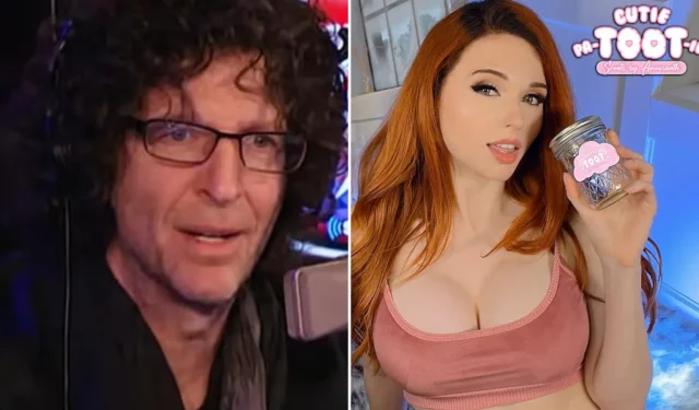 Howard Stern Show fica surpreso ao cheirar o pote de peidos de US $ 1.000 de Amouranth