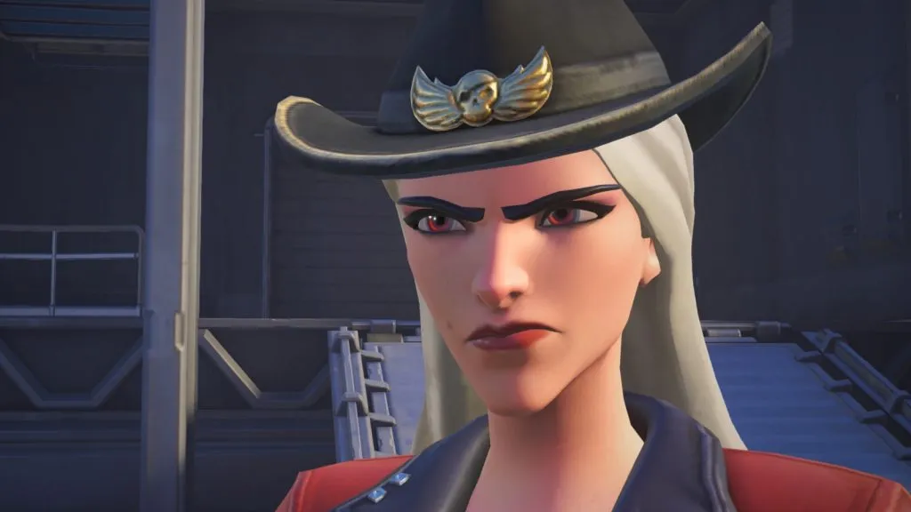 Una captura de pantalla de Ashe en Overwatch 2.