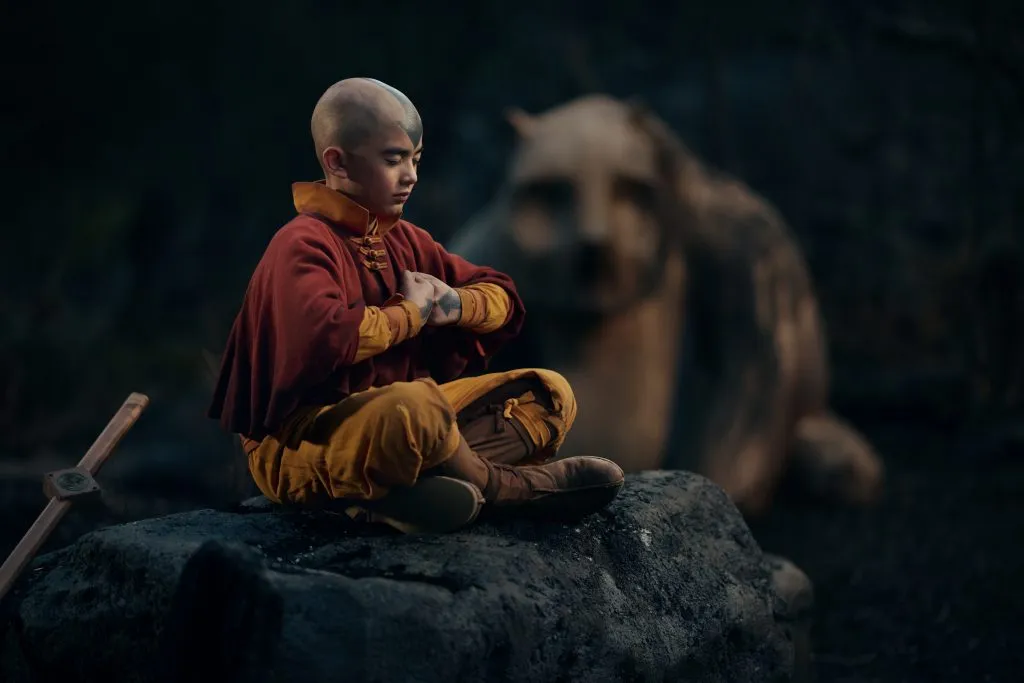 Aang en Avatar: El último maestro del aire