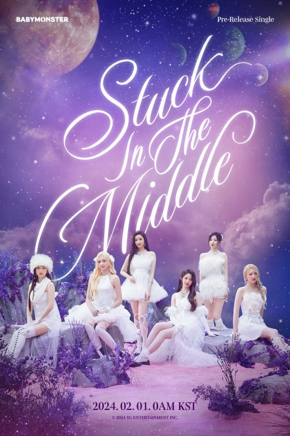 BABYMONSTER no logra impresionar con el póster de 'Stuck In the Middle': 'Similar a aespa...'