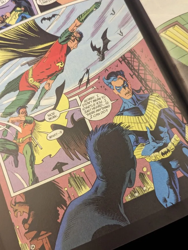 《蝙蝠之影 #1》中的羅賓與夜翼