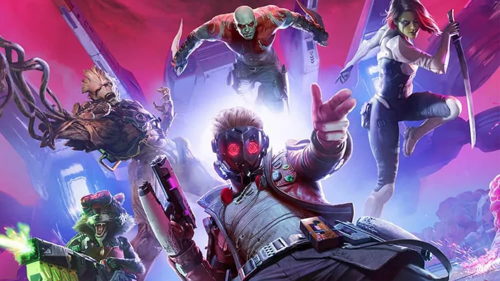 Star Lord e o resto dos Guardiões da Galáxia entram em ação.