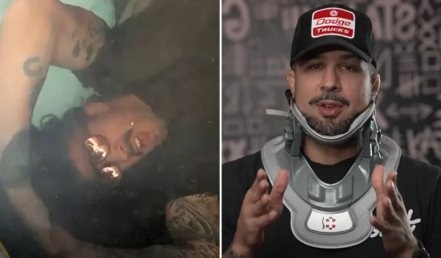 Brendan Schaub sufre una conmoción cerebral después de volcar un camión al intentar hacer donas