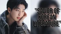 방탄소년단 RM이 ‘한국 문학의 구세주’로 불린 이유는 다음과 같습니다.