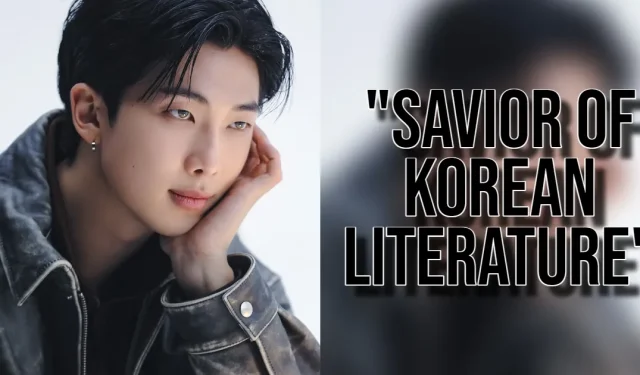 BTS RM Soprannominato il “Salvatore della letteratura coreana” – Ecco perché