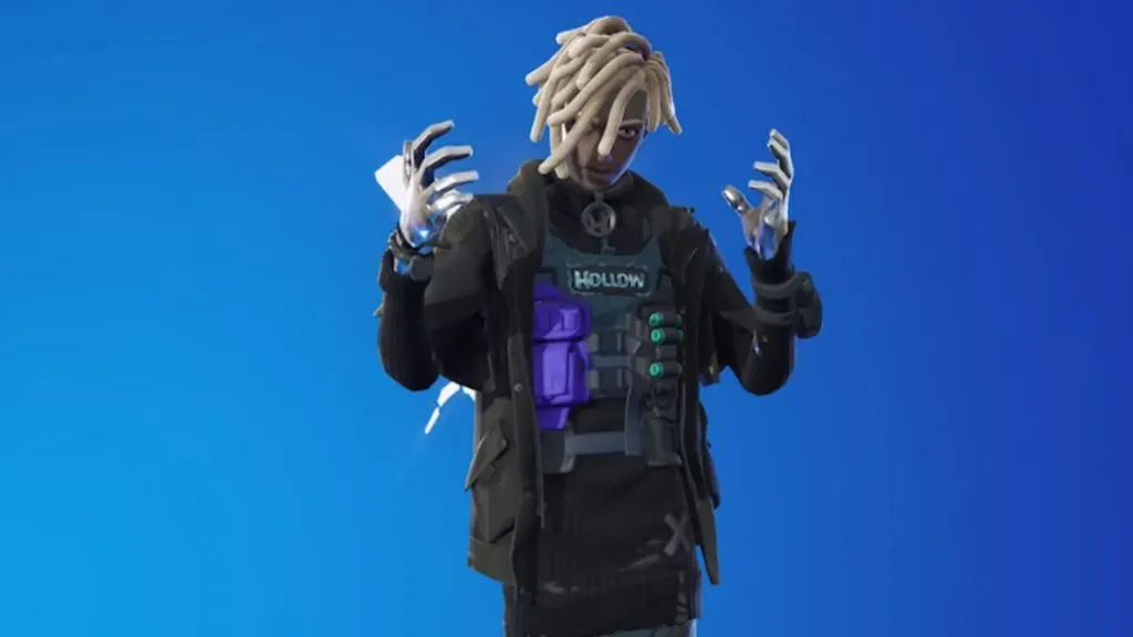 Una captura de pantalla que muestra Bytes en Fortnite.