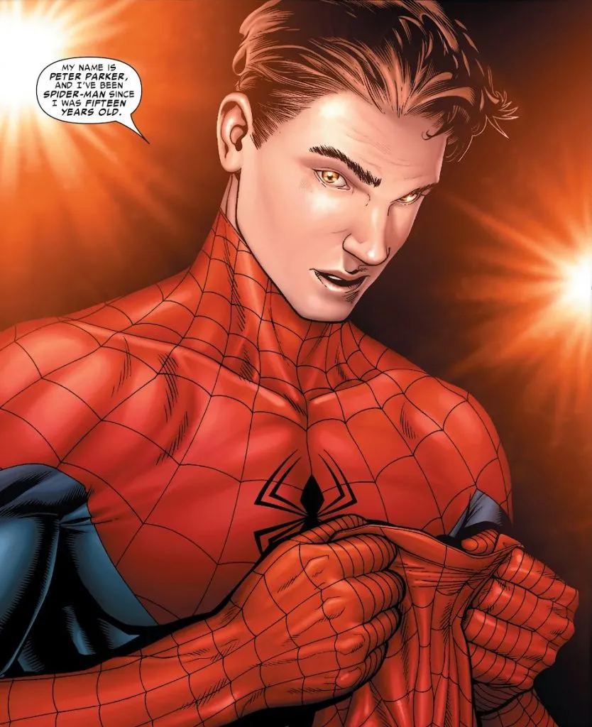 Peter Parker publicznie demaskuje się.