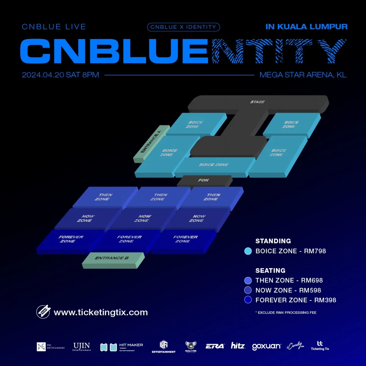 CNBLUE LEBEN IN KUALA LUMPUR