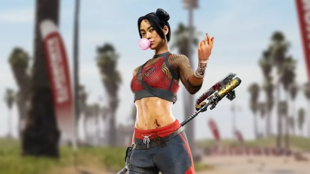 Amy soprando chiclete em Dead Island 2