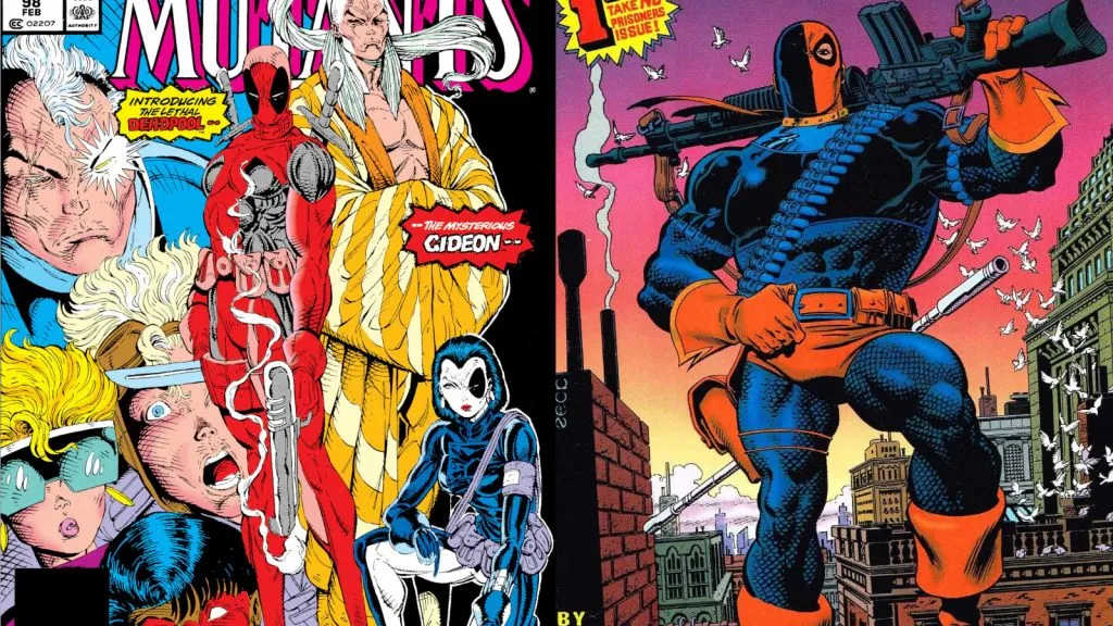 Cover-Artwork von „New Mutants“ Nr. 98 und „Deathstroke the Terminator“ Nr. 1