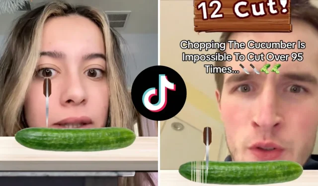 Como jogar o minijogo viral de ‘corte de pepino’ no TikTok