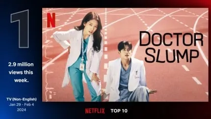 “Doctor Slump” de Park Shin-hye saltó del noveno al primer lugar en la categoría de las 10 series de televisión TOP globales de Netflix (no en inglés)