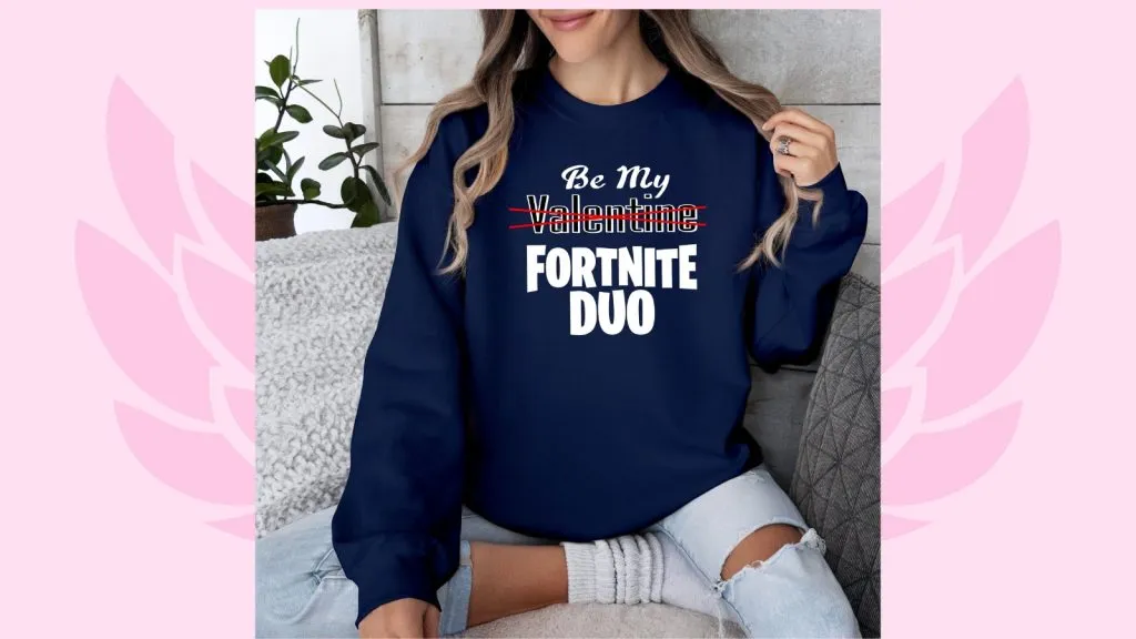 Maglione di San Valentino Fortnite Duo