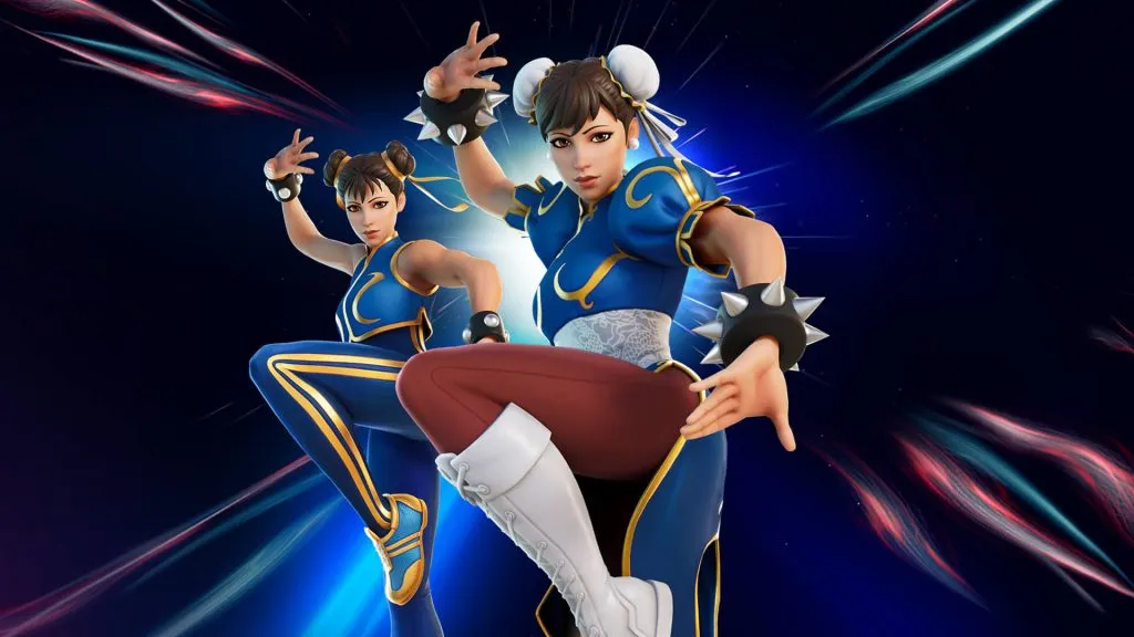 Pelle Chun Li di Fortnite.