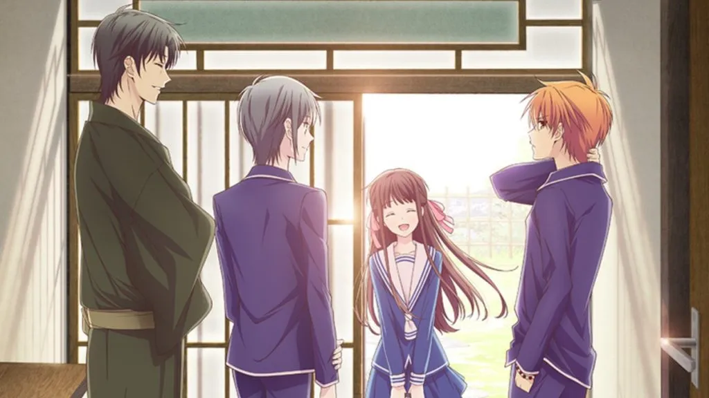 Kurze Anime-Serie „Fruits Basket“.