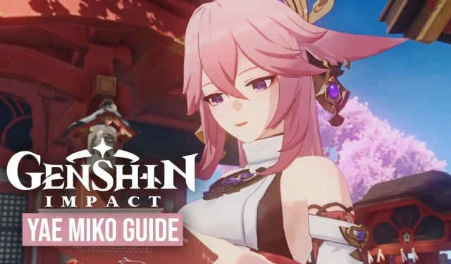 La mejor construcción de Yae Miko Genshin Impact: artefactos, armas y más