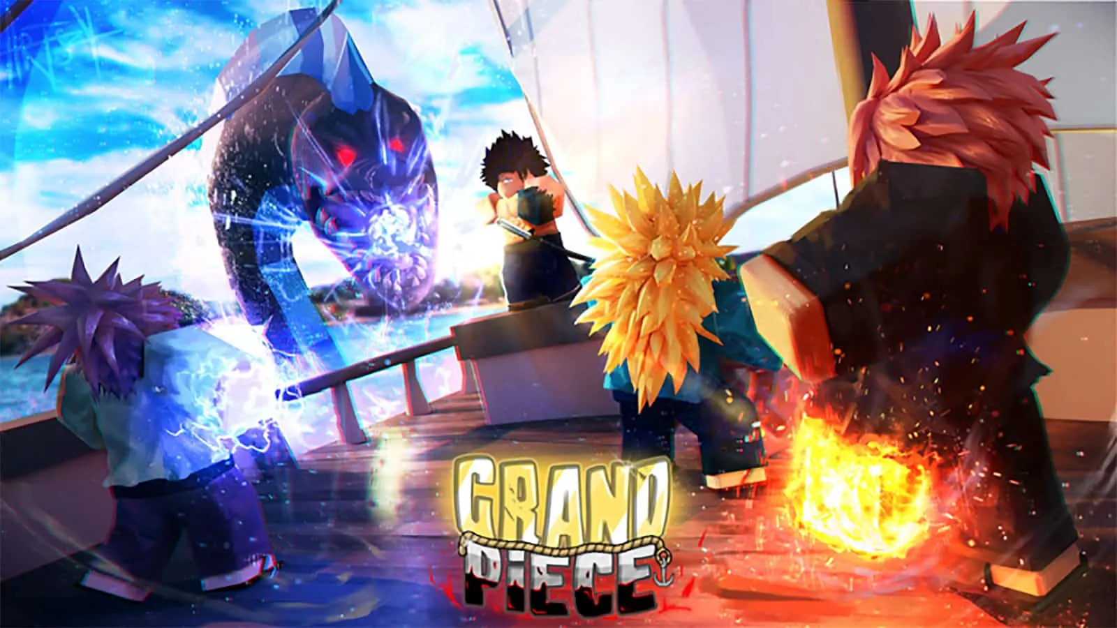 Grafika z Grand Piece Online w Roblox