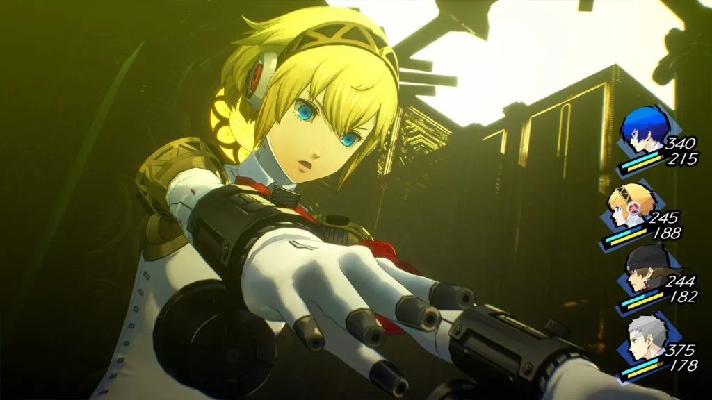 Ein Screenshot vom Persona 3 Reload-Kampf.