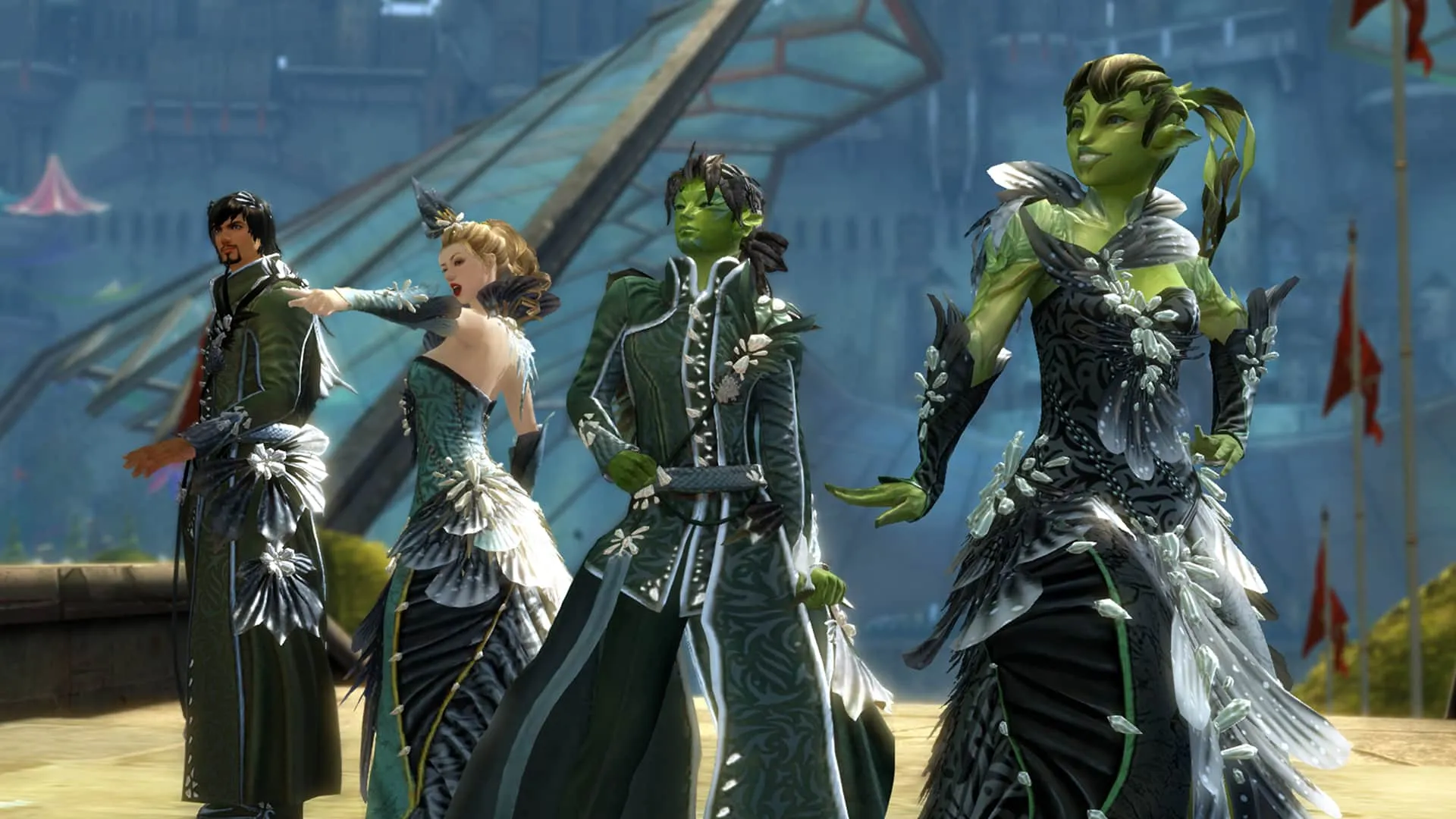 Guild Wars 2 Sylvari e humanos ficam juntos