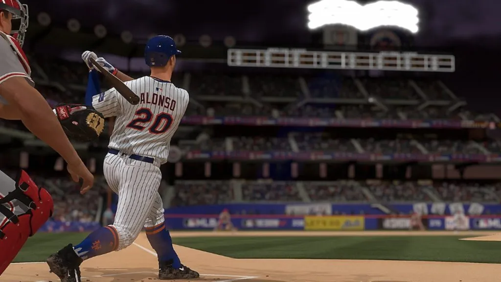 Une image du gameplay de MLB The Show 24.