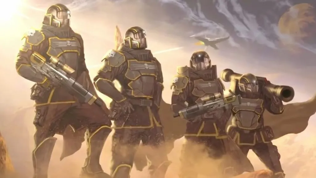 Una imagen de una captura de pantalla de Helldivers 2.