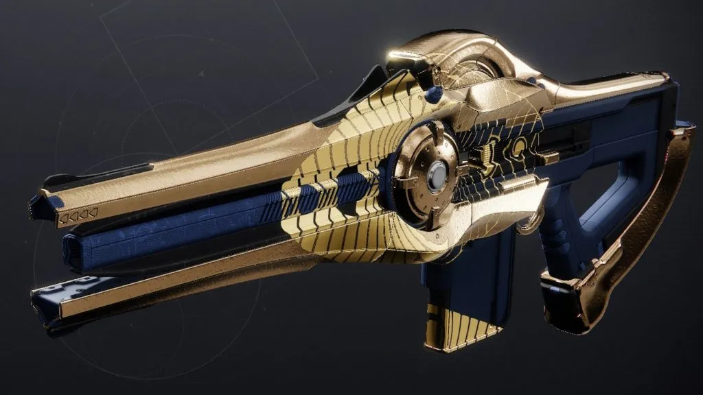 A recompensa Incisor Strand Trace Rifle Trials of Osiris em Destiny 2.