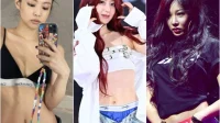 여성 가수들 사이에서 속옷 노출 패션의 부상: 허윤진, 제니, 태연 등