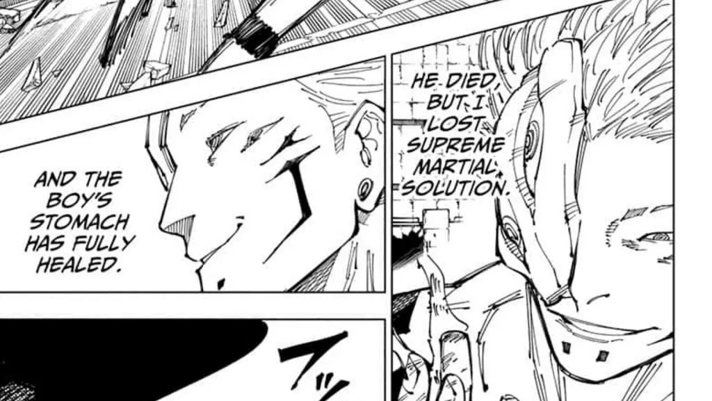 Error de traducción de Jujutsu Kaisen Sukuna